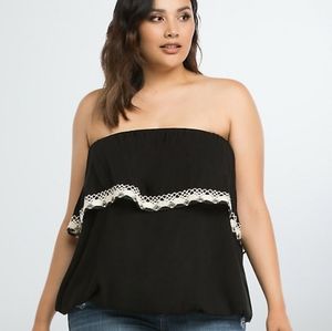 Torrid black tube top